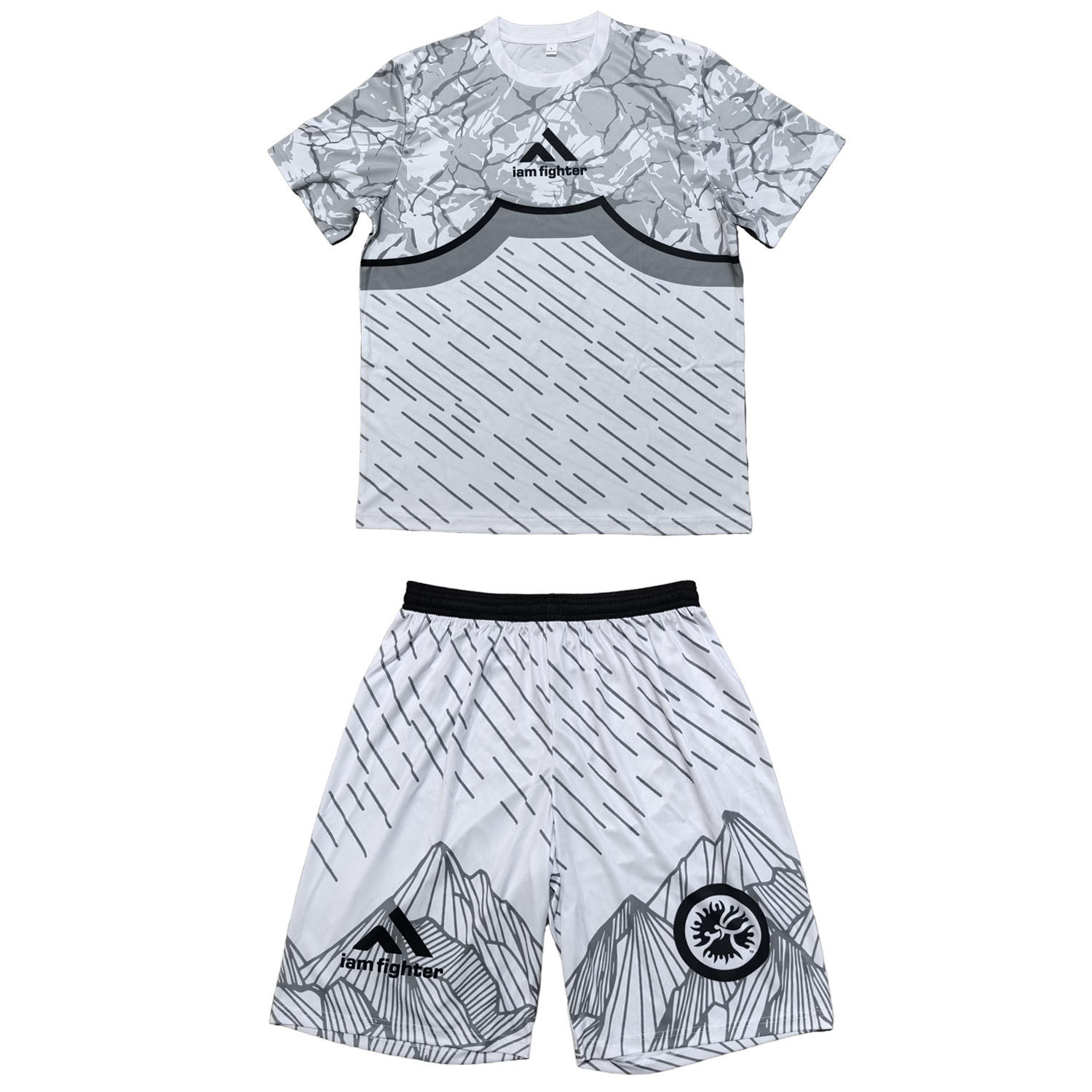Herren Wrestling Set T-Shirt und Shorts