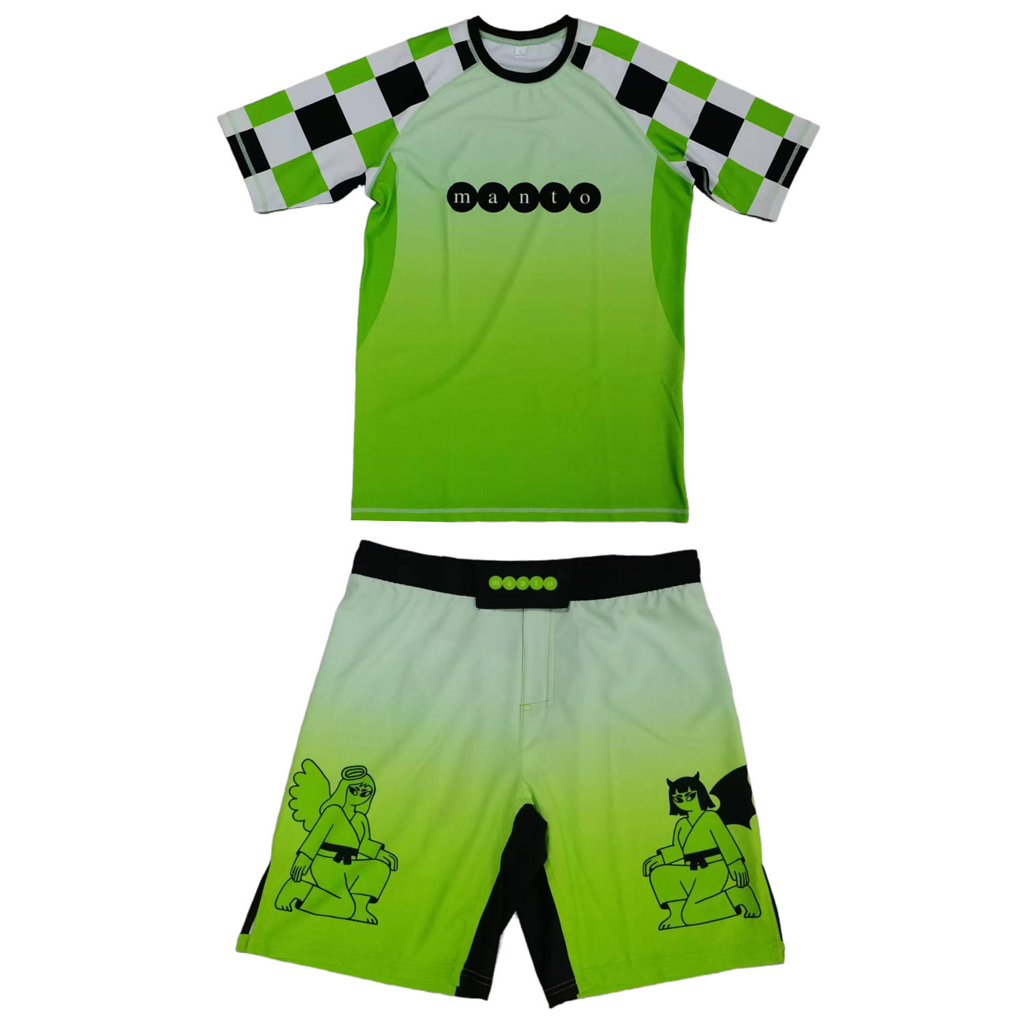 Herren MMA Rashguard und Shorts Set