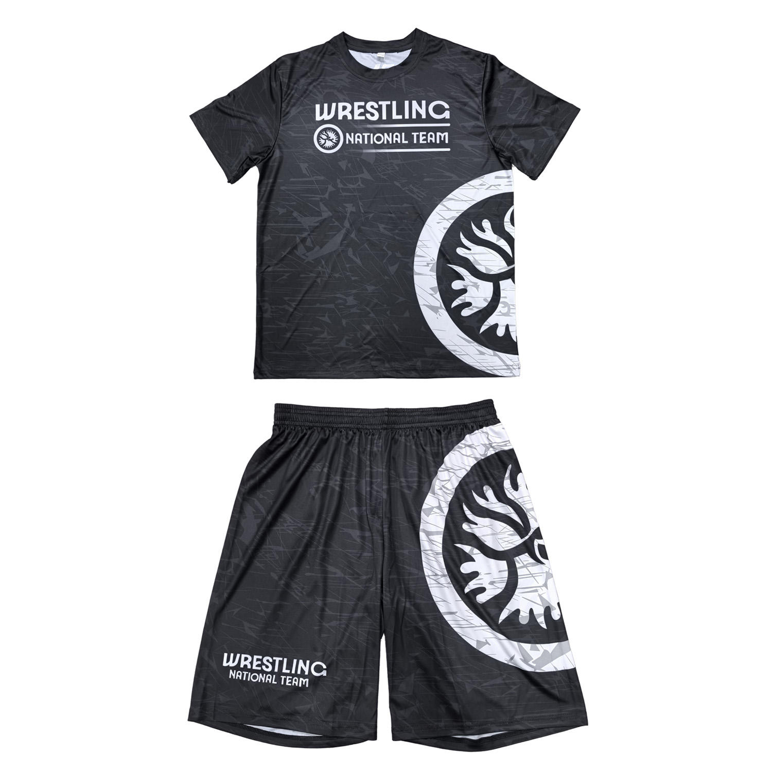 Herren Wrestling Set T-Shirt und Shorts