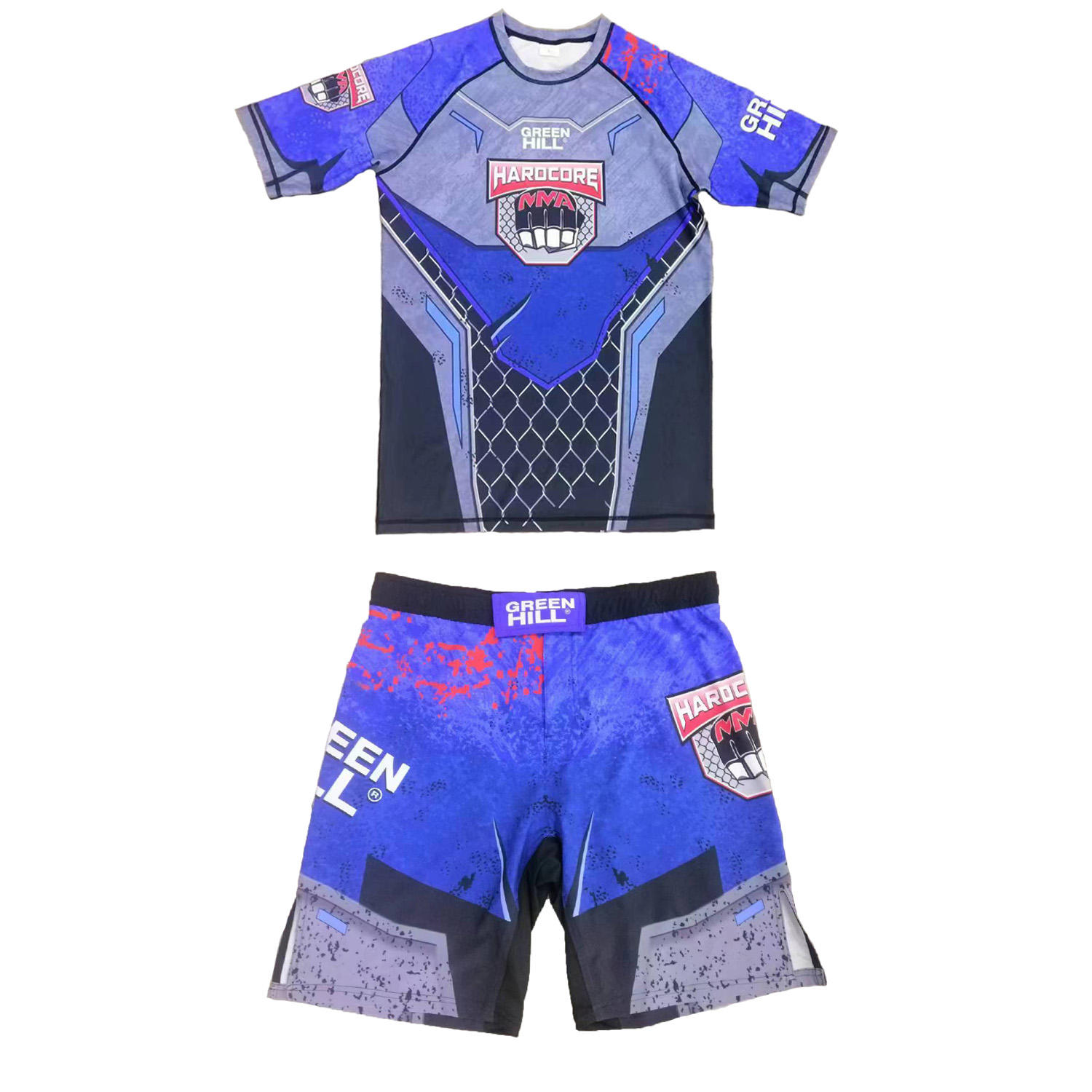 Herren MMA Rashguard und Shorts Set