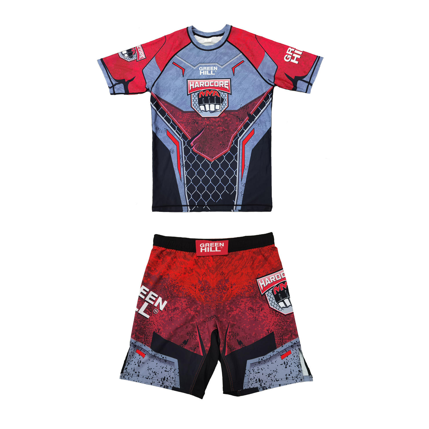 Herren MMA Rashguard und Shorts Set