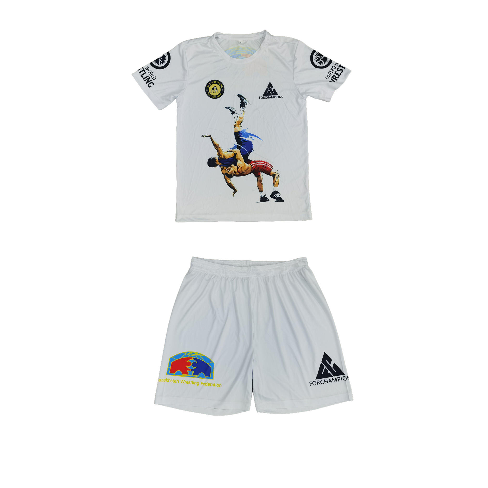 Herren Wrestling Set T-Shirt und Shorts