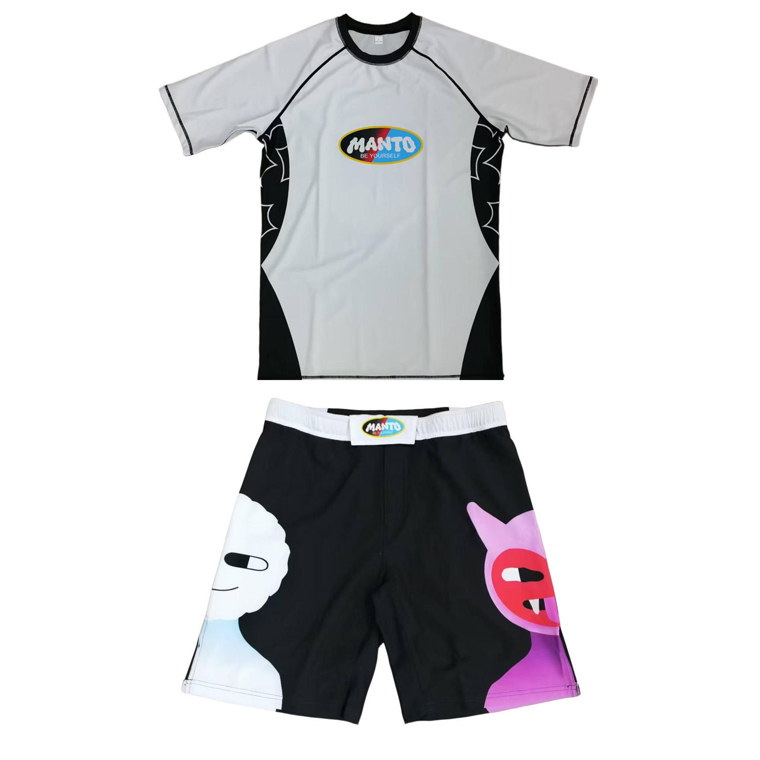 Herren MMA Rashguard und Shorts Set