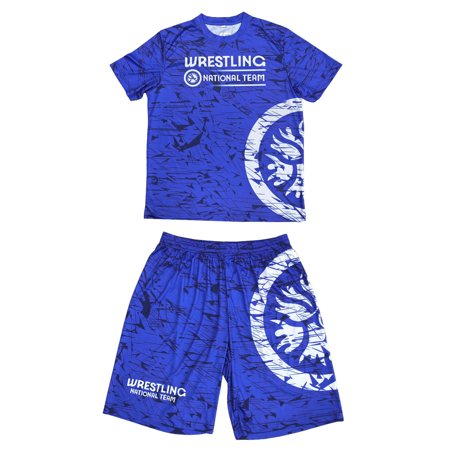 Herren Wrestling Set T-Shirt und Shorts