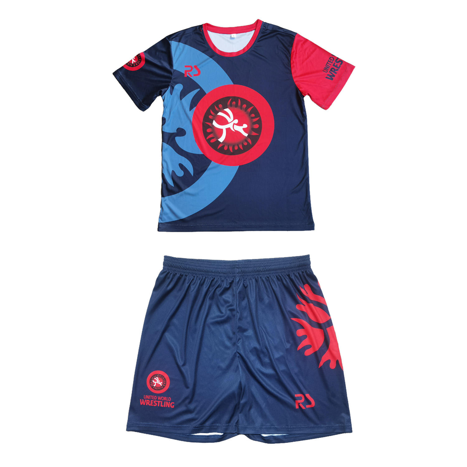 Herren Wrestling Set T-Shirt und Shorts