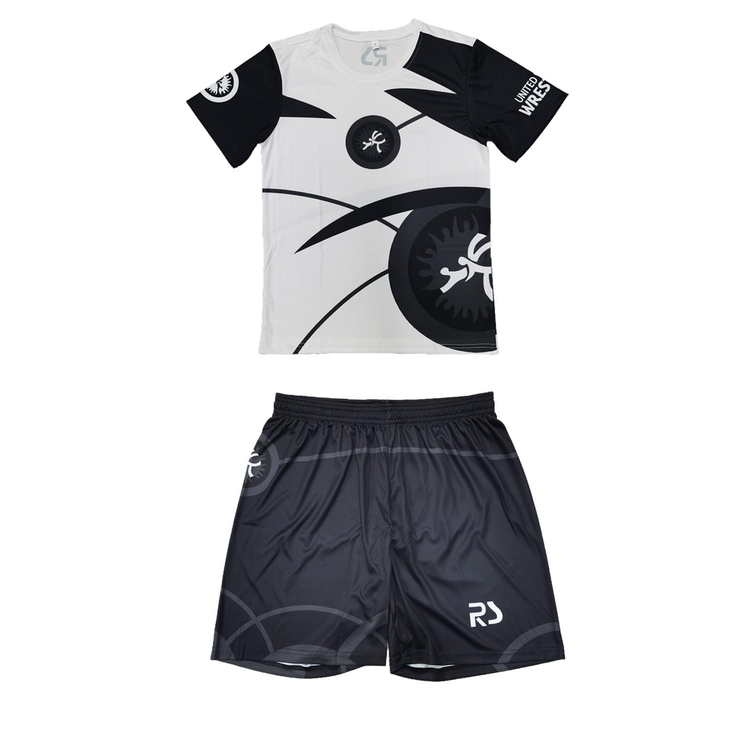 Herren Wrestling Set T-Shirt und Shorts