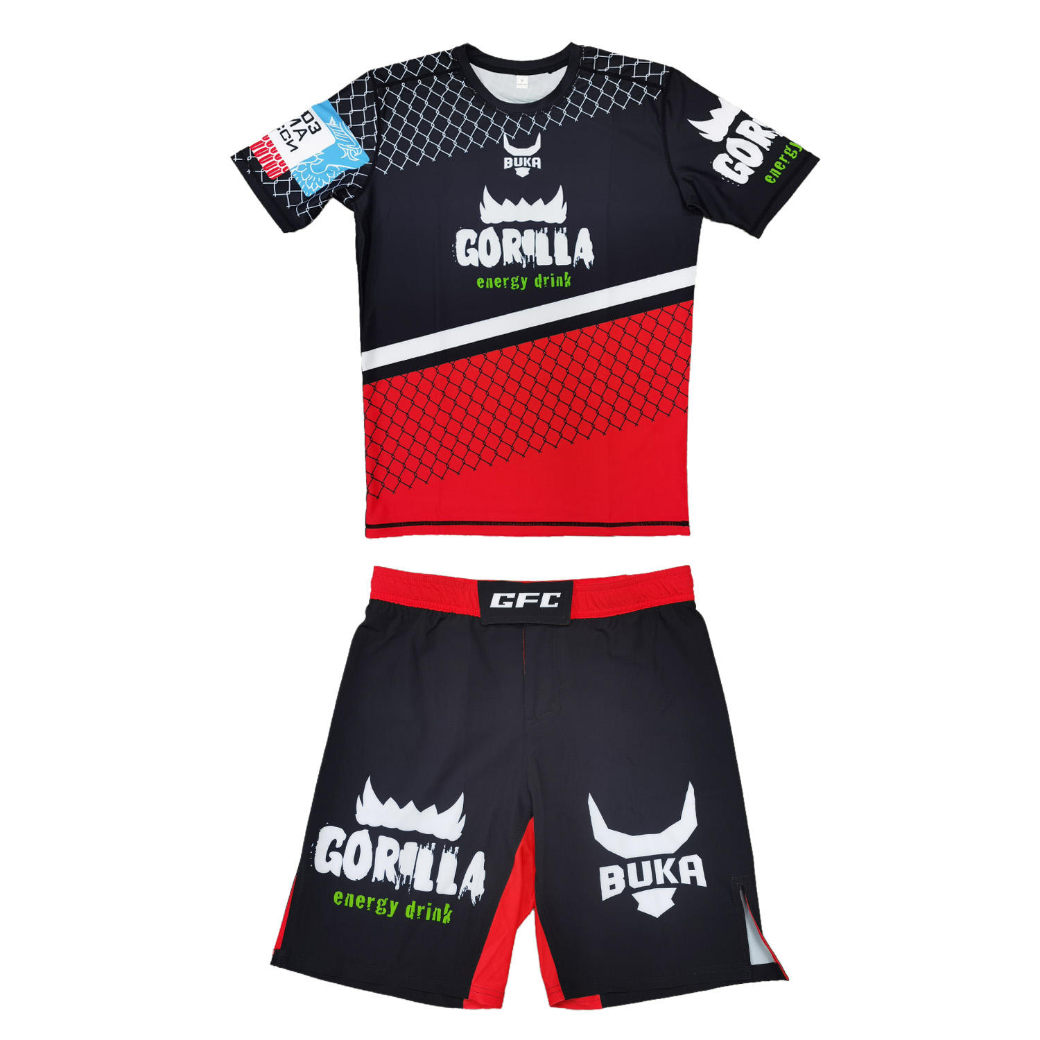 Herren MMA Rashguard und Shorts Set
