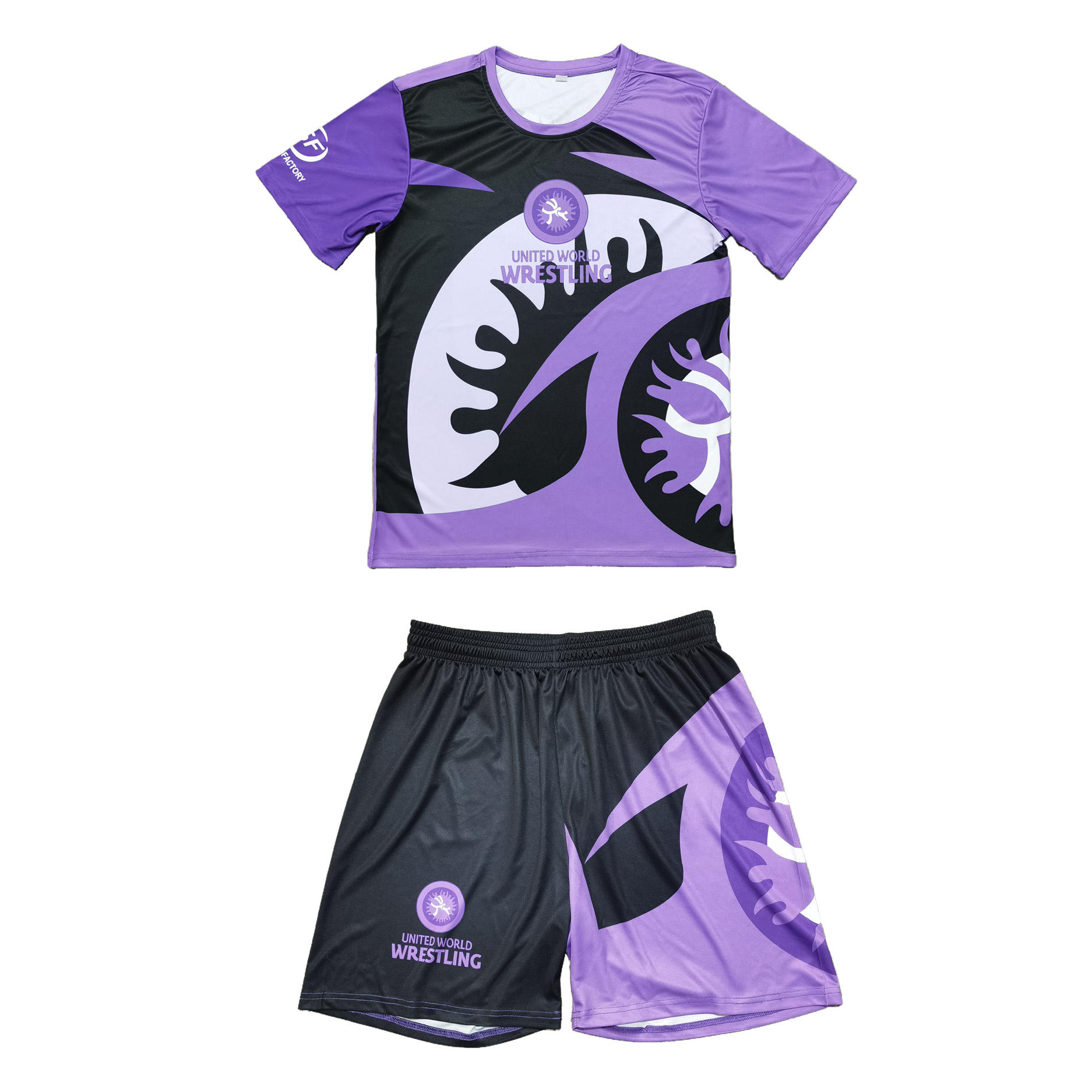 Herren Wrestling Set T-Shirt und Shorts