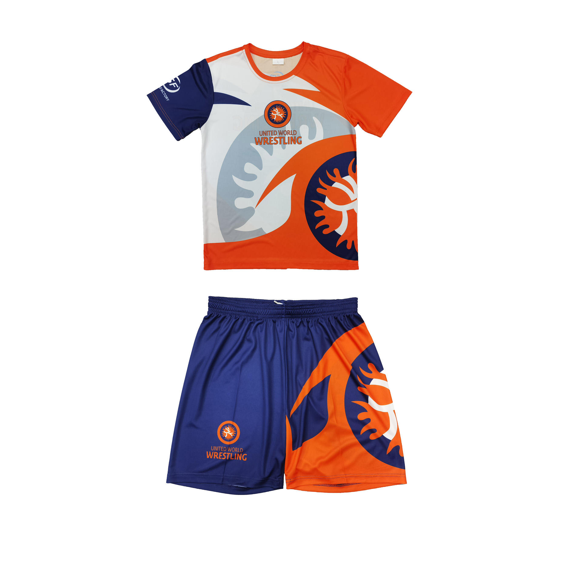 Herren Wrestling Set T-Shirt und Shorts